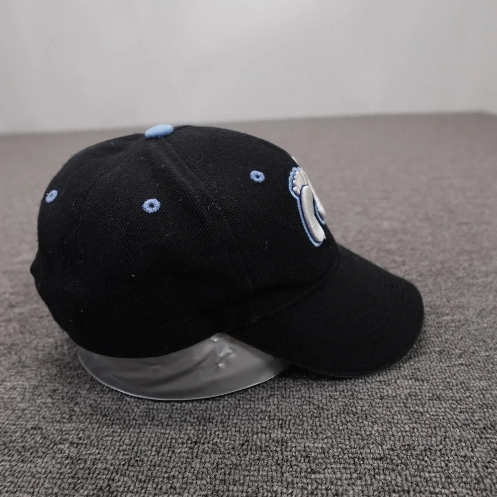 North Carolina Tar Heels Hat Cap Strap Back Youth Black Twill Embroidered Boys